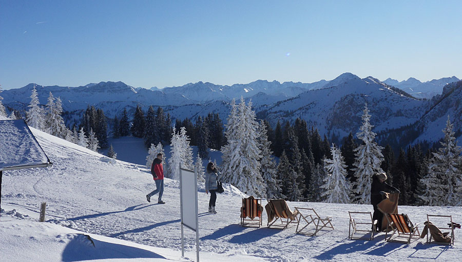 Wintersonne im Allgäu